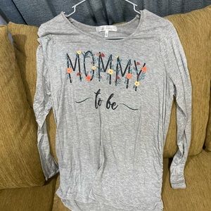 Mommy To Be Maternity Shirt Large